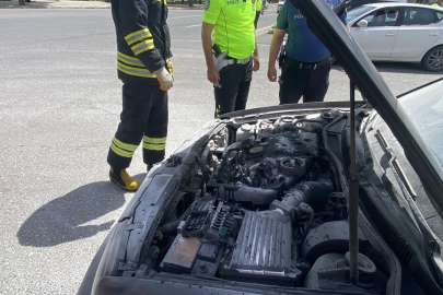 Seyir Halindeki Otomobil Alevlere Teslim Oldu