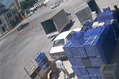 Drift anları güvenlik kamerası ve cep telefonu kamerasına yansıdı