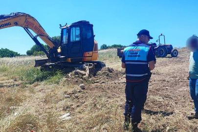 Kaçak Kazıya Baskın