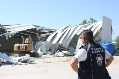 Bursa'daki tarım alanlarındaki kaçak yapılarla mücadele aralıksız sürüyor