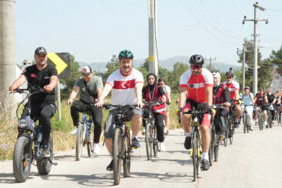 Yenişehir’de Bisiklet Tutkunları Sessiz Sürüş Etkinliğinde Buluştu