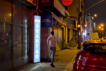 Önce koşarak kaçmaya çalıştı, ehliyetini verdiğini anlayınca geri döndü