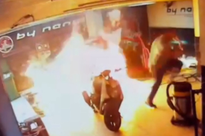 Oto Yıkamacı Alevlere Teslim Oldu