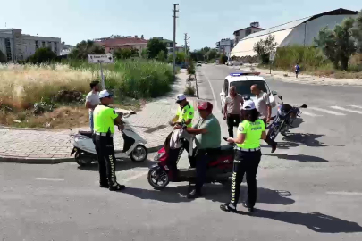 Gazipaşa'da polis ve jandarmadan hava ve kara destekli denetim