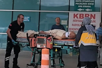 İnegöl'de motosiklet ile bisiklet çarpıştı! Feci kaza!