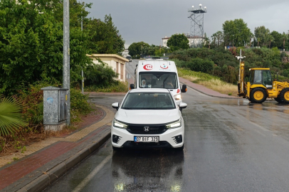 Kayganlaşan Yolda Zincirleme Kaza