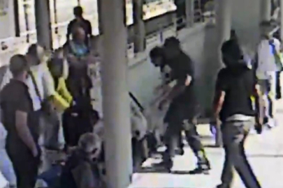 İZBAN'da korkunç sigara cinayeti! Dehşet anları ortaya çıktı: Görevliyi döve döve öldürmüş