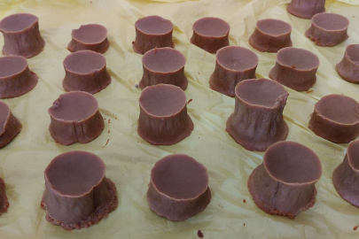 Dr. Semih Gürel, evinde kurduğu laboratuvarda somon balığı yağından sabun üretti