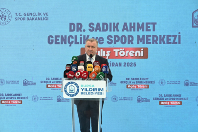 Dr. Sadık Ahmet’in Adı Yıldırım’da Yaşayacak: Bakan Bak Açılışı Gerçekleştirdi