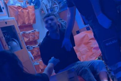 Bıçak Çektiği Polis Tarafından Bacağından Vuruldu