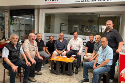 Başkan Özel çarşı esnafını dinledi, talepleri not aldı