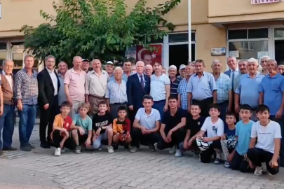 Köy Meydanında Söz Verildi: Yol ve Spor Tesisi Geliyor