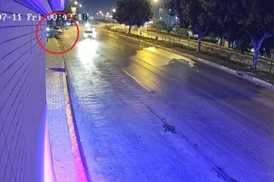 Baba ve oğlunu hayattan koparan kazanın güvenlik kamerası ortaya çıktı