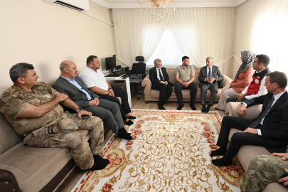 Başkan Görgel'den Pençe-Kilit Harekatı bölgesinde metan gazından etkilenen Mehmetçiğe ‘geçmiş olsun’ ziyareti