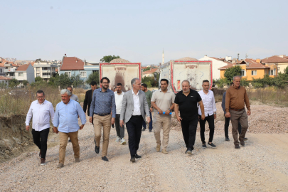 İnegöl’de Yeni Yol Açma Çalışmaları Sürüyor