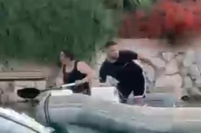 Bir kişinin öldüğü teknedeki kavga sonrası, saldırganları kürekle durdurdular