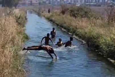 Bursa'da otluk alanda yaşanan yangın ilginç anlara sahne oldu