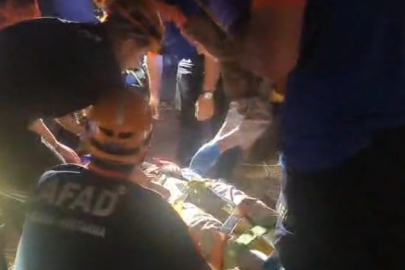 Direksiyon Hakimiyetini Kaybeden Otomobil, Şarampole Devrildi