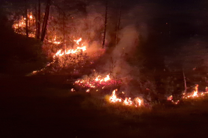 Alevlerin arasında kalan yerleşim yerleri böyle kurtarıldı!