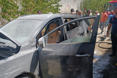 Park Halindeki Otomobil Alevlere Teslim Oldu