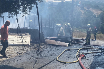 Kömürlük Alevlere Teslim Oldu