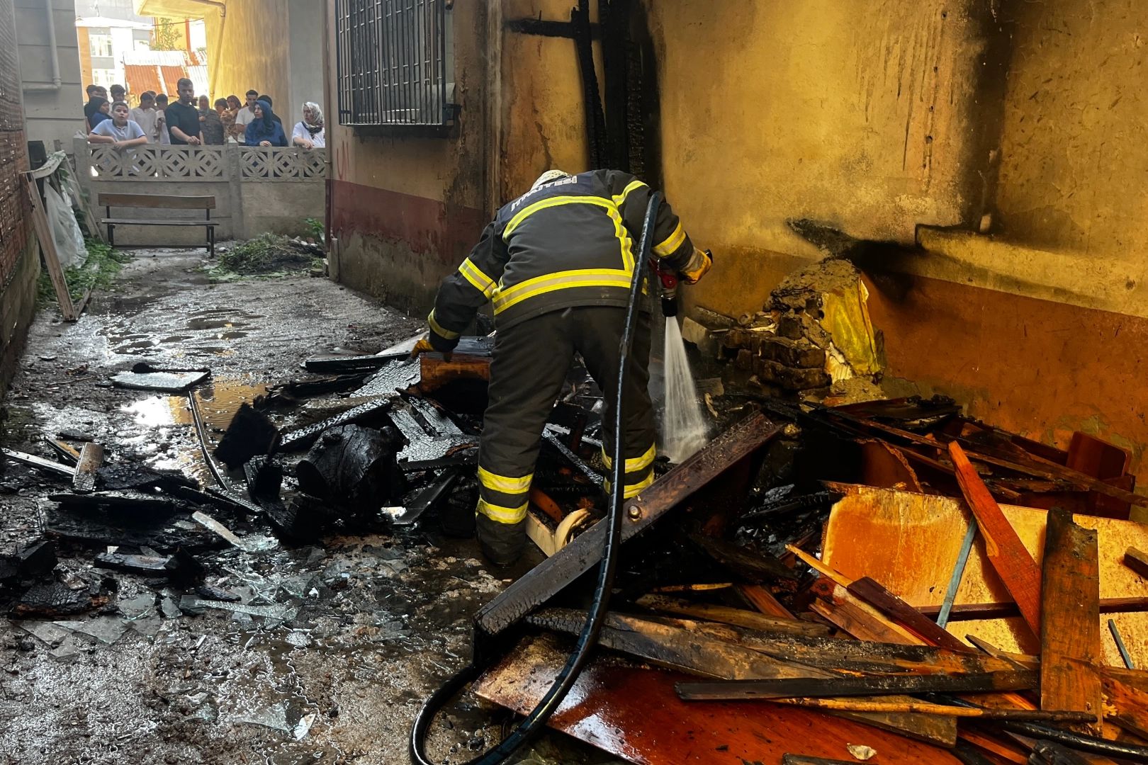 Ordu’da yakılan çöpler yangına neden oldu