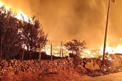 Köyde Çıkan Yangında 6 Ev Kullanılamaz Hale Geldi