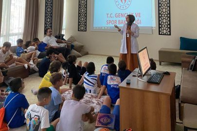Çocuklara yönelik sağlık eğitimleri devam ediyor