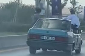 Trafikte Tehlikeli Yolculuk