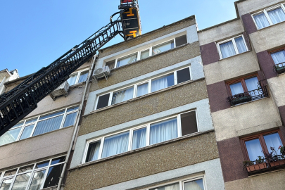 Restoran Bacasında Çıkan Yangın Panik Yarattı