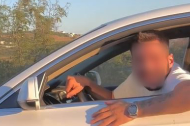 Maganda Trafiği Tehlikeye Soktu