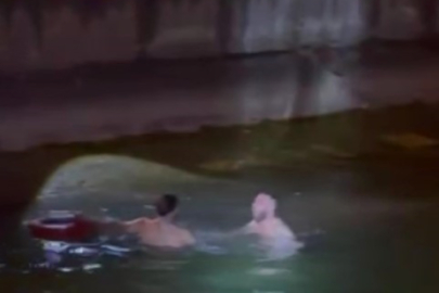 Uygulamadan Kaçan Şüpheli Kanala Atladı