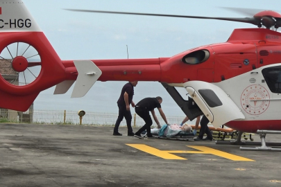 Ambulans helikopterin yaz mesaisi yoğun geçiyor