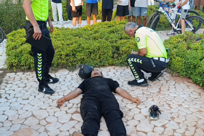 Sürücü Direksiyon Hakimiyetini Kaybetti Direk Devrildi