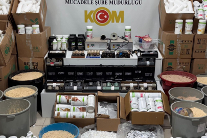 Orijinal kutularda sahte zayıflama ve protein tozu ele geçirildi