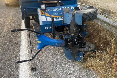 Bitlis'te Tarım Aracı Devrildi: 1 Yaralı