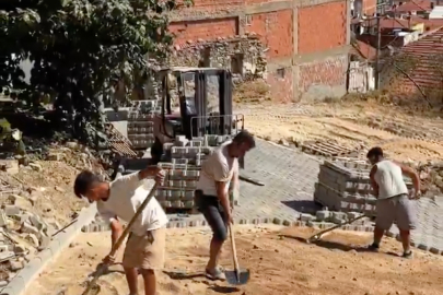 Orhaniye Mahallesi’nde Beklenen Çalışma Tamamlandı: 2.000 Metrekarelik Parke Döşendi