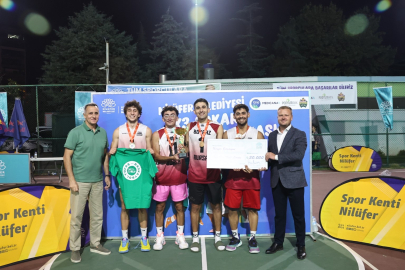 Nilüfer'de 3x3 Basketbol Turnuvası, keyifli anlara sahne oldu