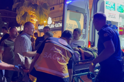 Kaza anı güvenlik kamerasına yansıdı