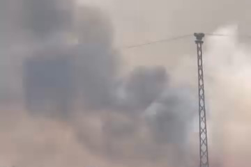 Yenişehir'de ormanlık alanın dışında çıkan yangın paniğe sebep oldu