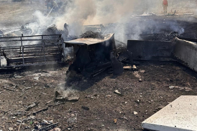 Hurdalık Alanda Çıkan Yangın Paniğe Neden Oldu