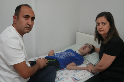 Acılı aile ihmal iddiasını yineledi, küçük Hüseyin'in yatağa bağımlı içler acısı hali yürekleri dağladı