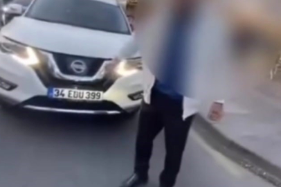 Sürücüyle Motorcu Arasında Kavga