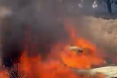 Terk Edilmiş Otomobil Alev Topuna Döndü