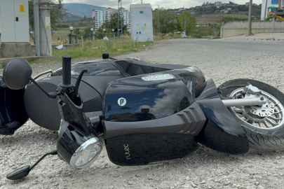 Motosiklet Kazası Kameraya Yansıdı