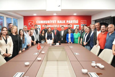Başkan Aydın'dan CHP Osmangazi İlçe Örgütüne Ziyaret