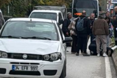 Yolun Karşısına Geçmek İsterken Otomobil Çarptı