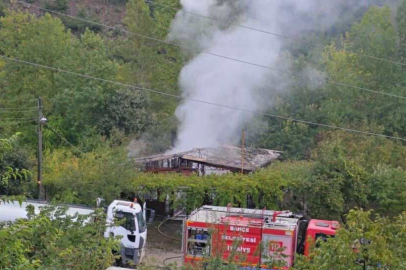 Alabalık Tesisi Alev Alev Yandı