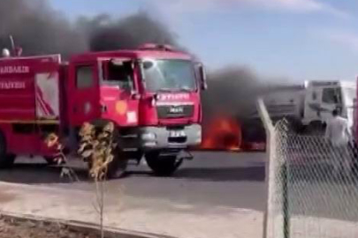 Seyir Halindeki Kamyon Alevlere Teslim Oldu