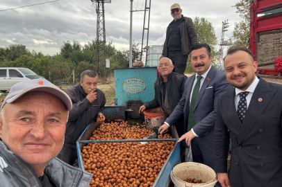 Yenişehir'de Ceviz Hasadına Destek Ziyareti